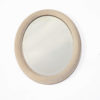 Grand miroir ovale biseauté vintage