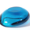 cendrier vide poche cristal bleu art deco