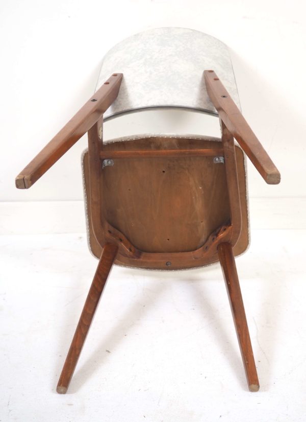 chaise bois vinyl Stella lucinevintage