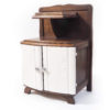 table de nuit art deco marbre bois lucinevintage