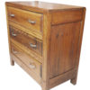 commode bois poignées alu lucinevintage