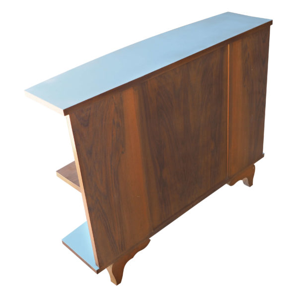 bar console années 40 bleu retro