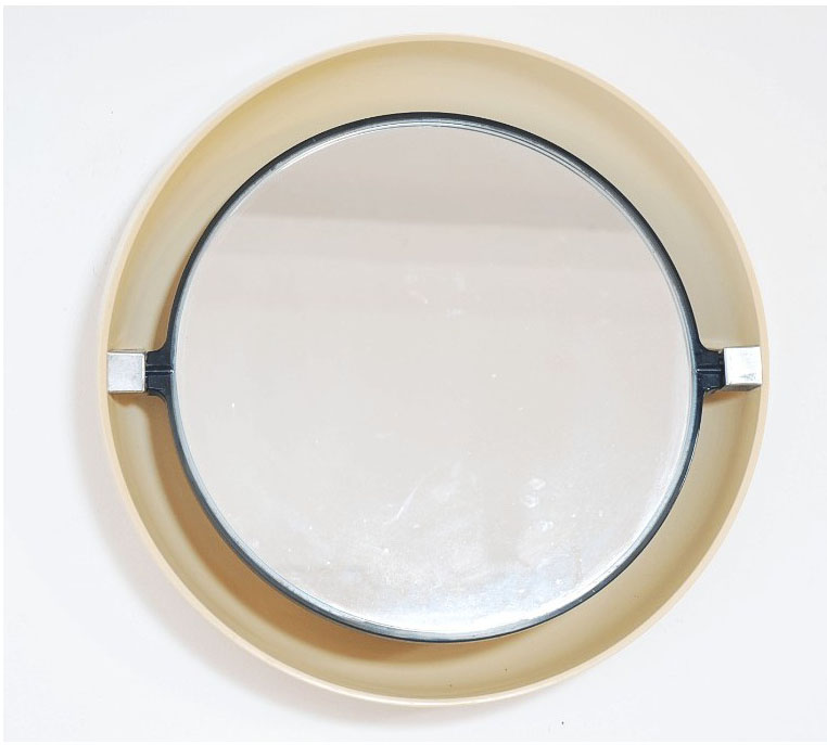 miroir seventies rétro-éclairé vintage