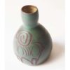 vase belier accolay vert vintage