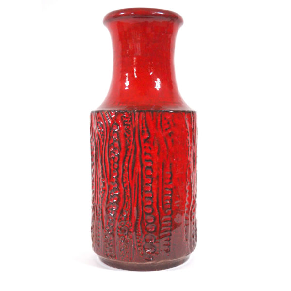 céramique Allemagne années 60 rouge