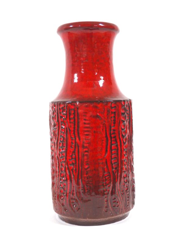 céramique Allemagne années 60 rouge