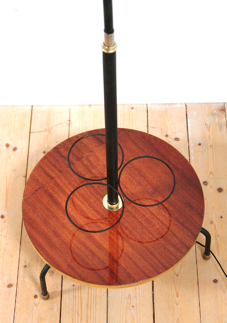 lampadaire formica bar années 60