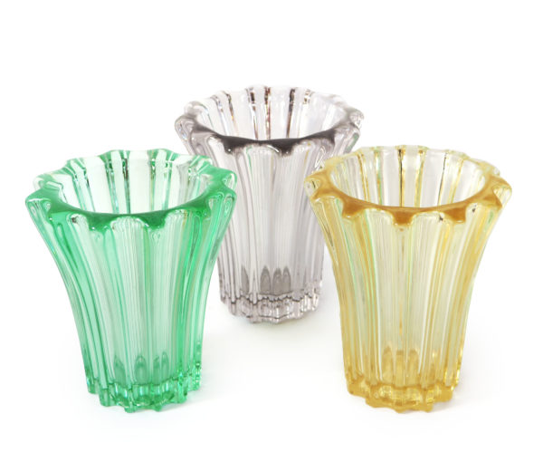 lot 3 vases cristal d'Avesn lucinevintage