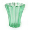 vase vert amande cristal d'Avesn lucinevintage