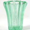 vase vert amande cristal d'Avesn lucinevintage