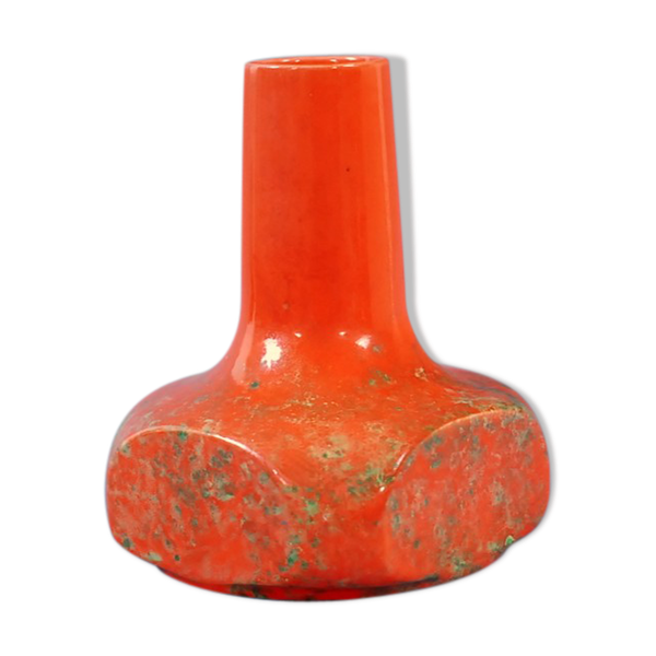 céramique orange JMR sel années 70