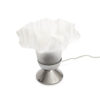 lampe dentelle verre ancien chrome 1