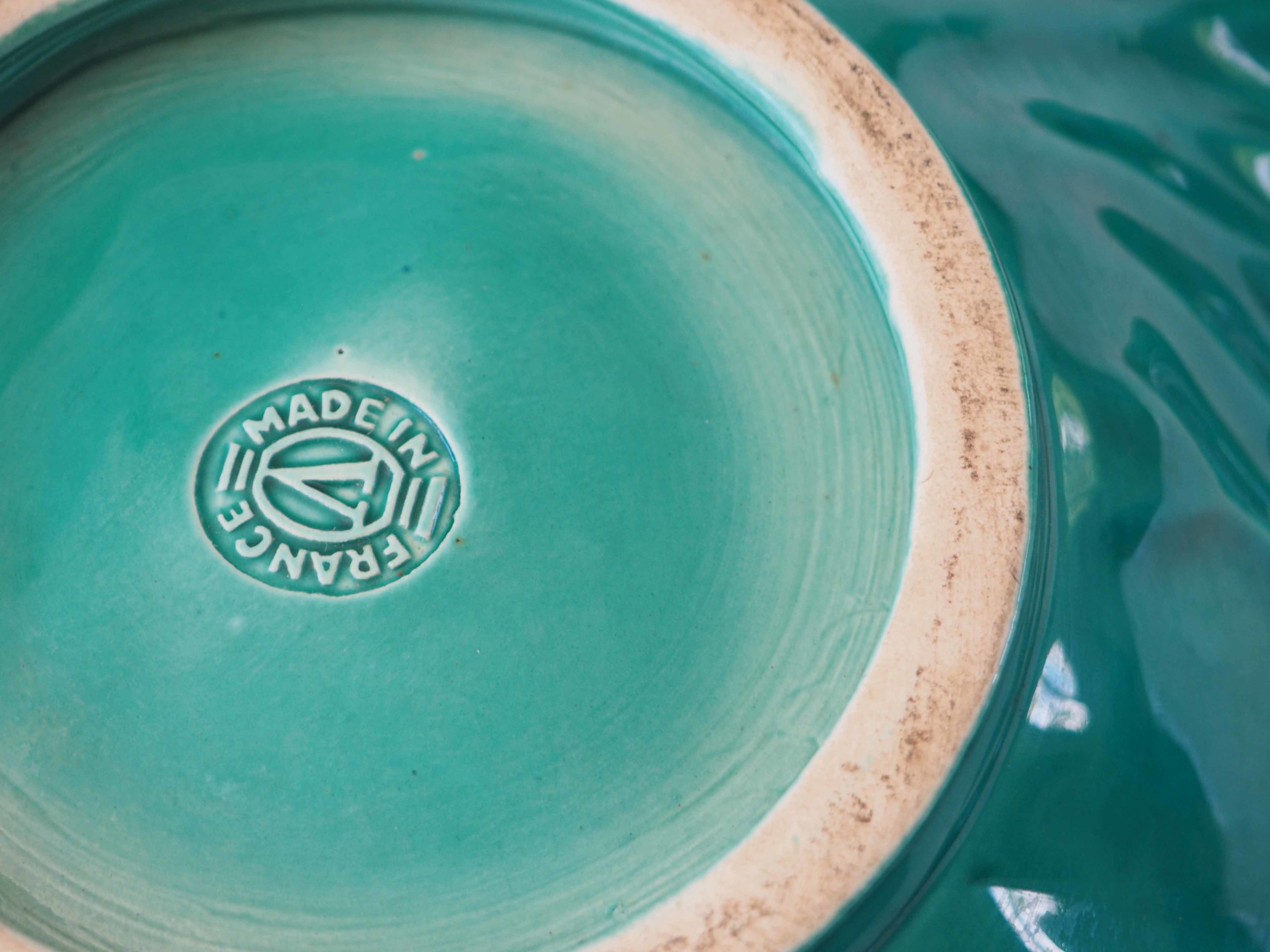 Plat feuille de chou années 1950 – Image 7