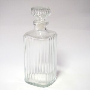 Carafe à whisky motif lignes