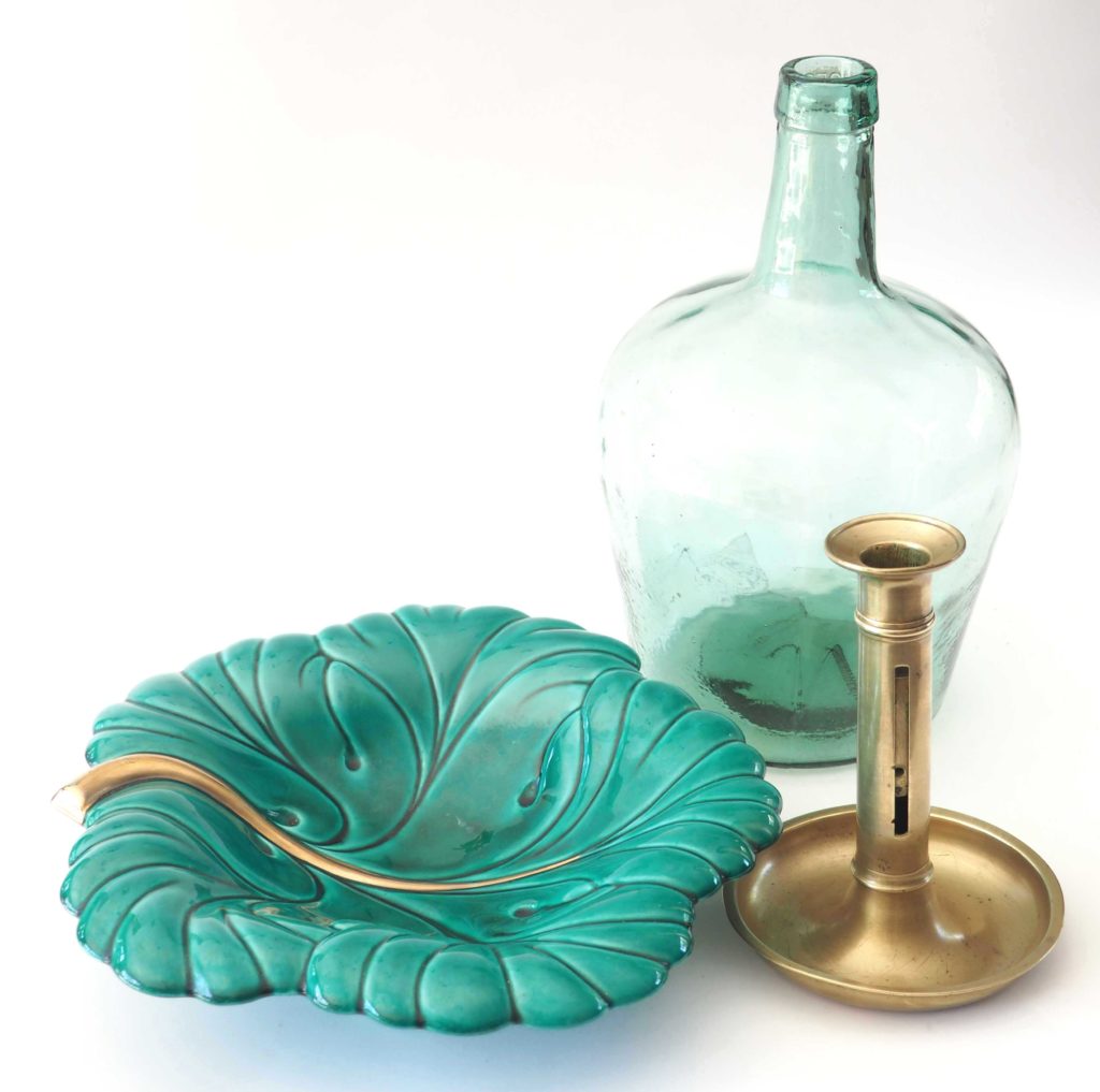 Plat feuille de chou années 1950 – Image 3