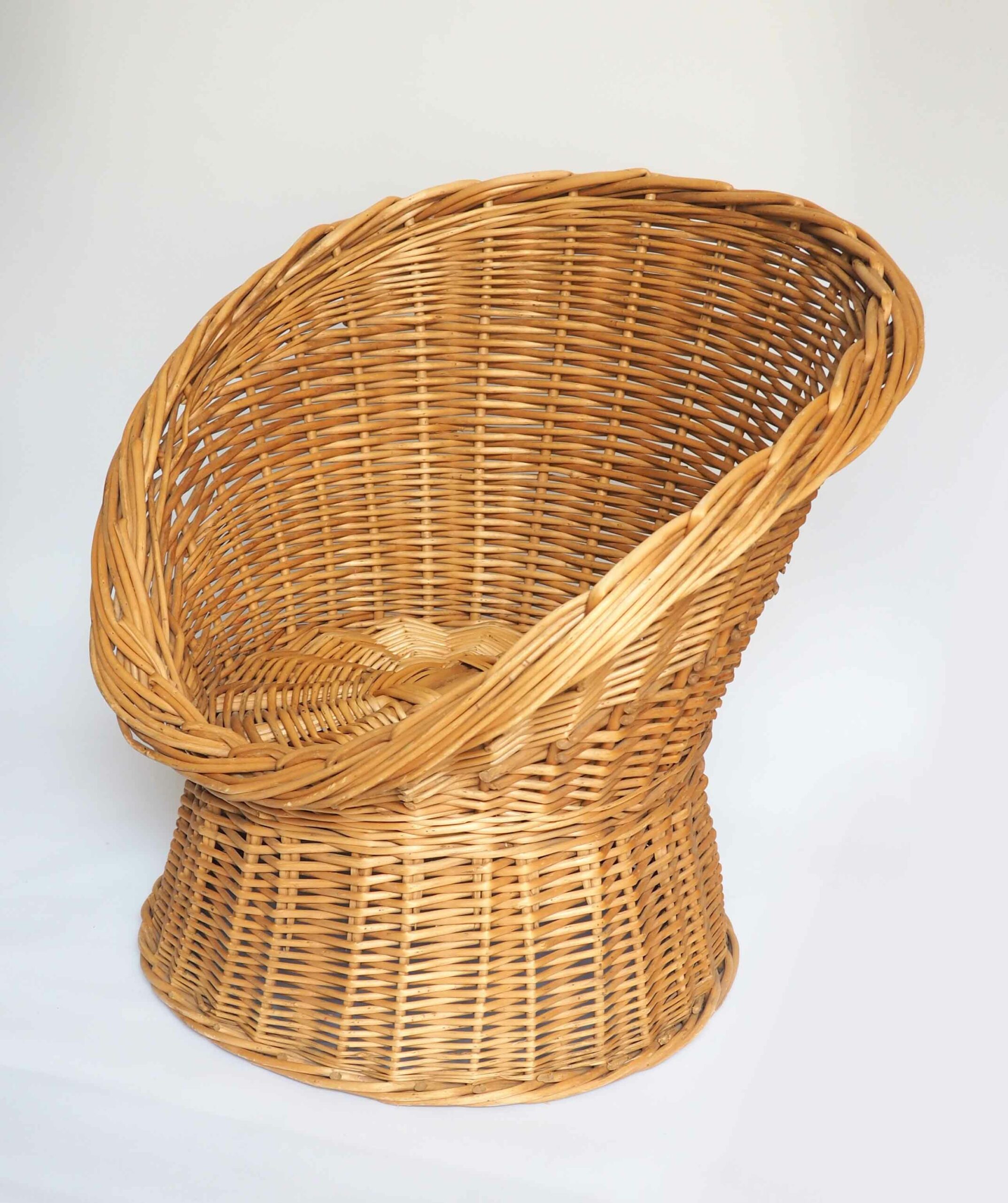 Fauteuil enfant corbeille rotin – Image 7