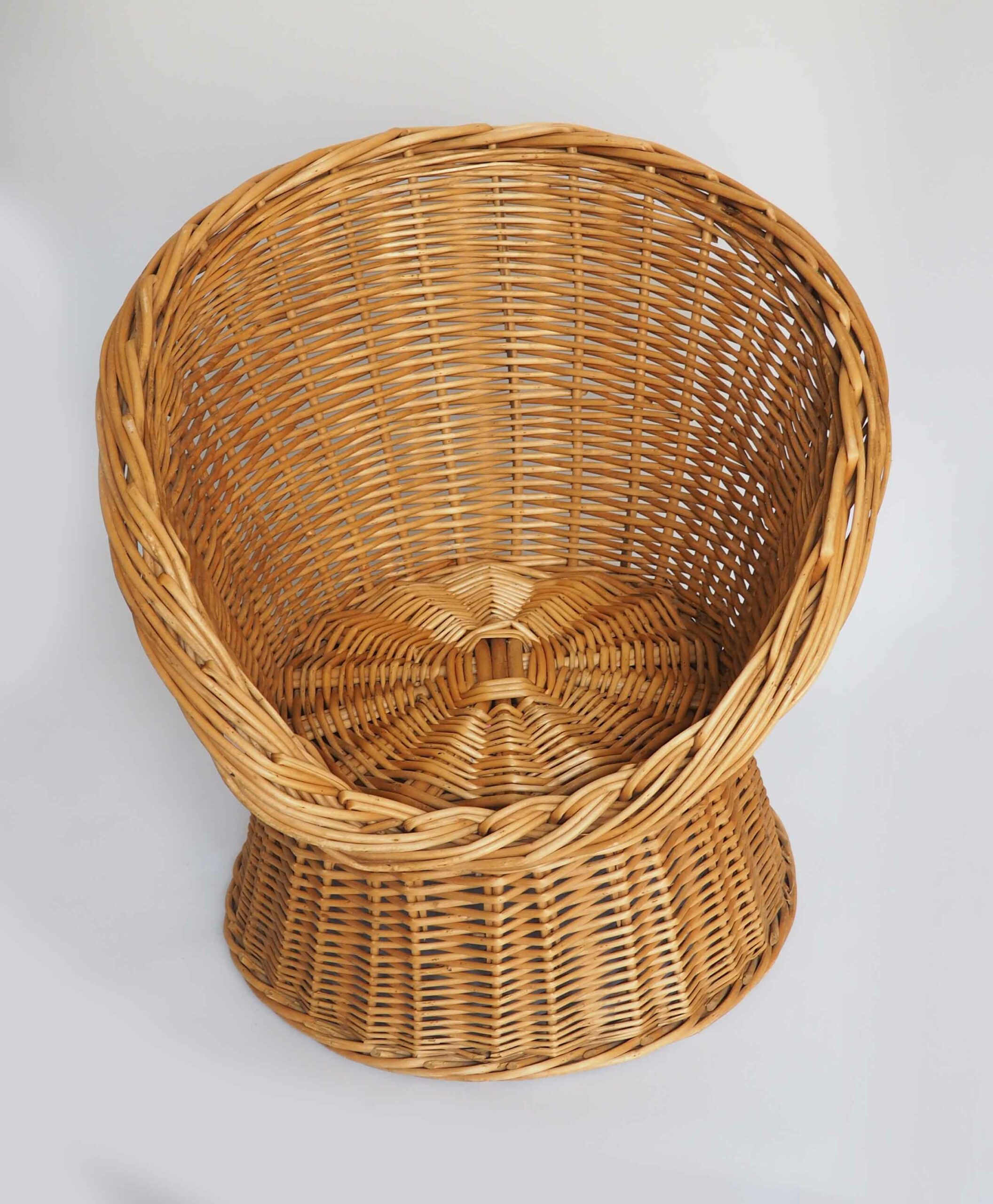 Fauteuil enfant corbeille rotin – Image 6