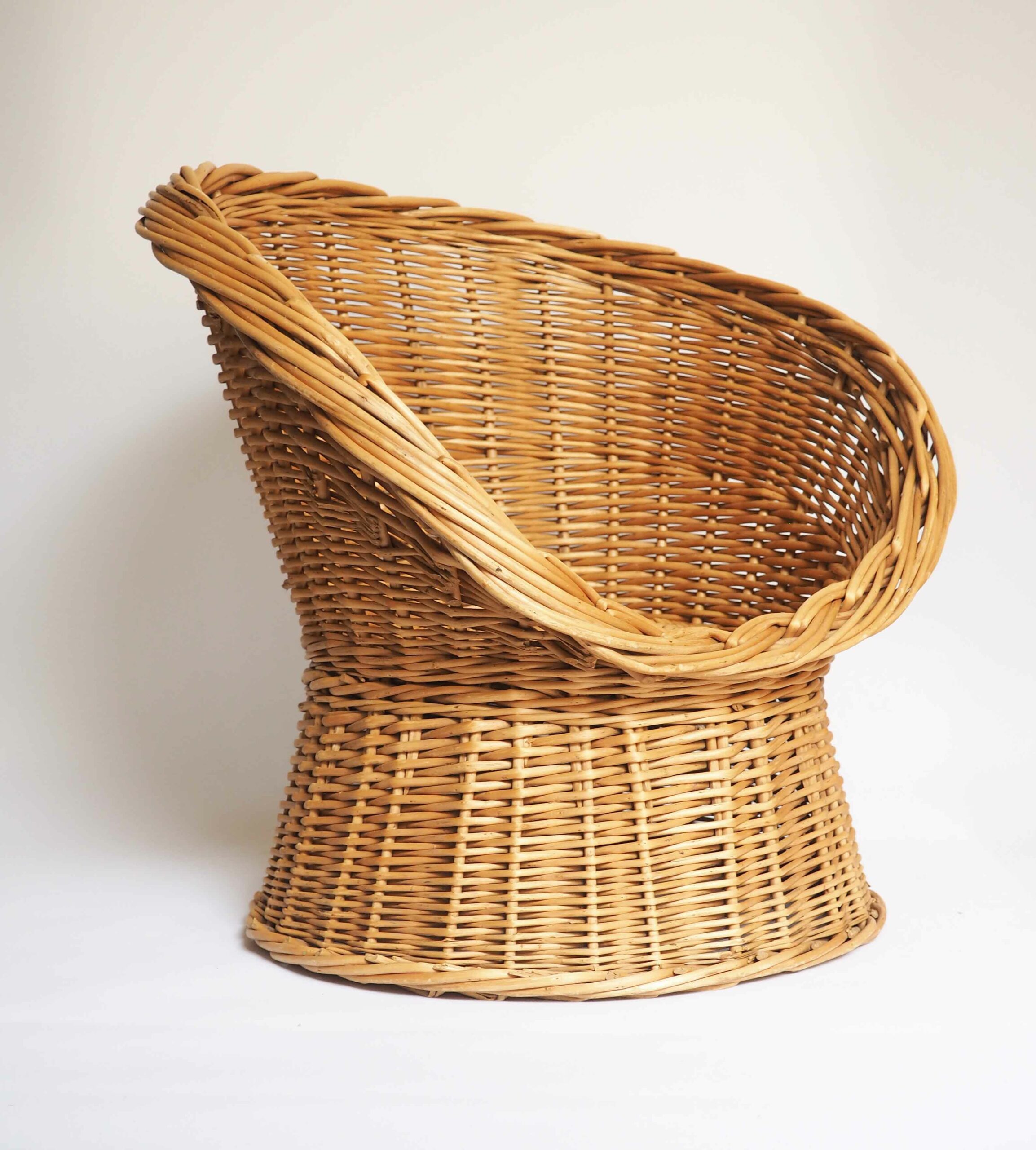 Fauteuil enfant corbeille rotin – Image 5