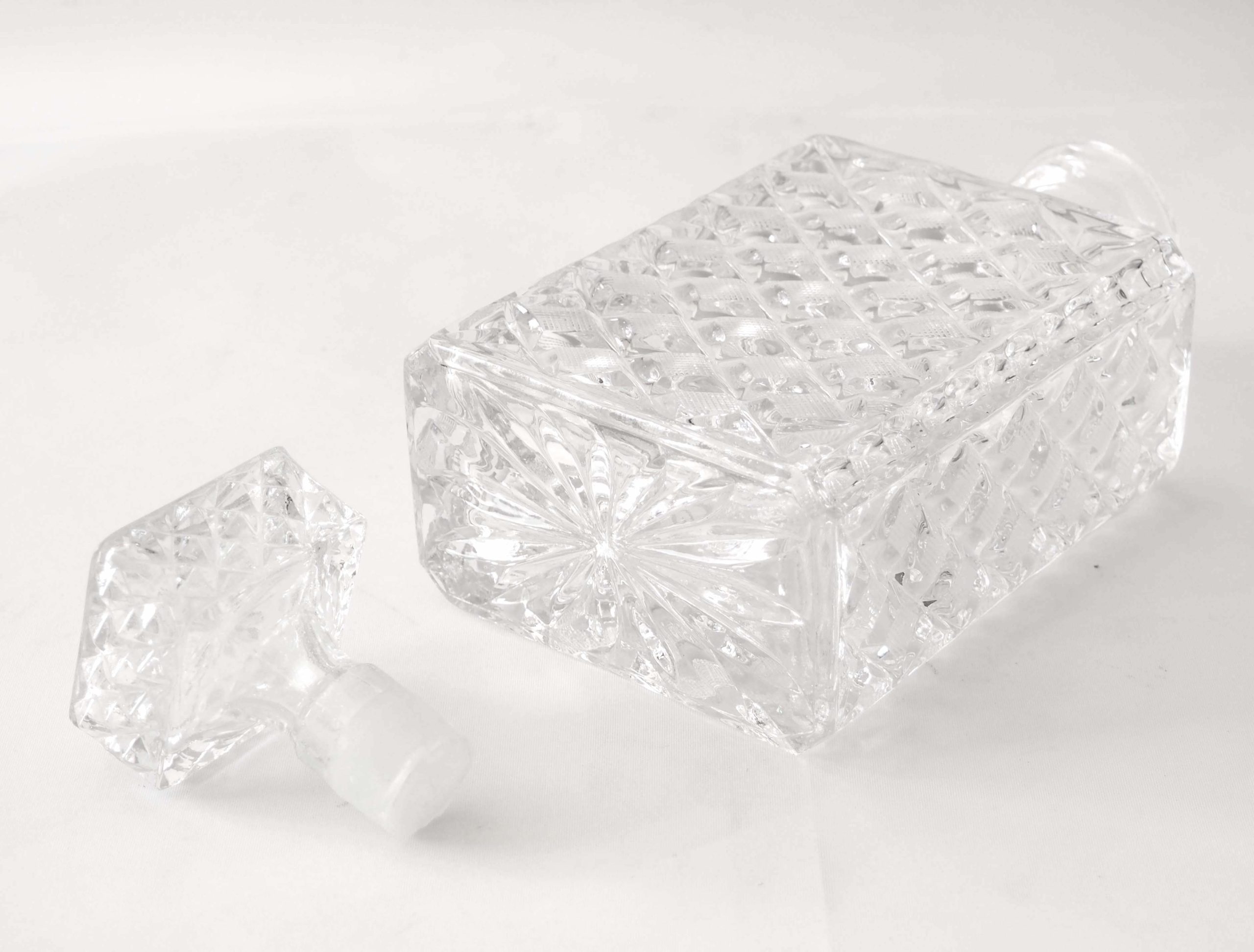 Carafe à whisky cristal rectangle – Image 5