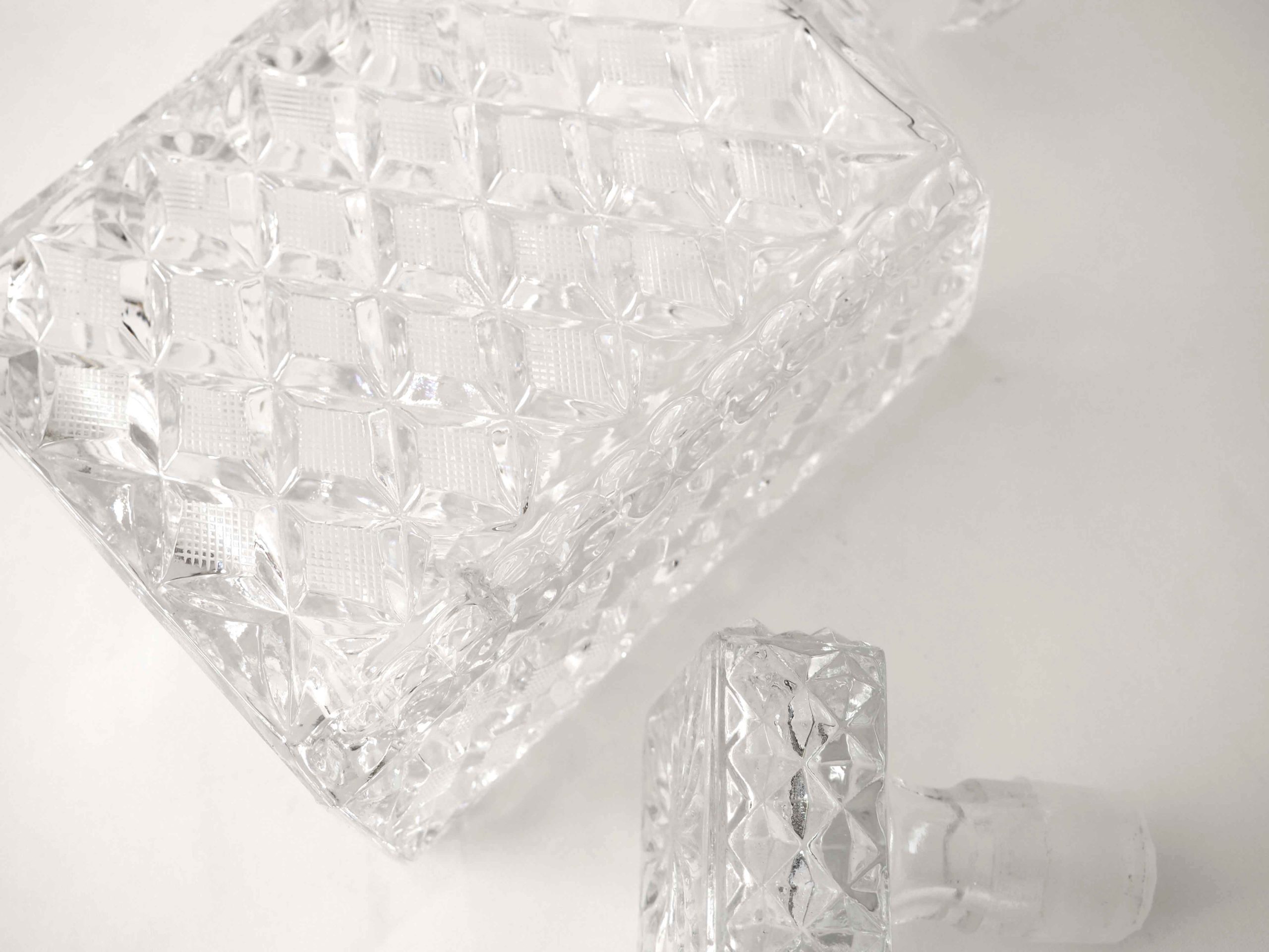 Carafe à whisky cristal rectangle – Image 9