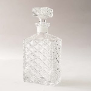 Carafe à whisky cristal rectangle
