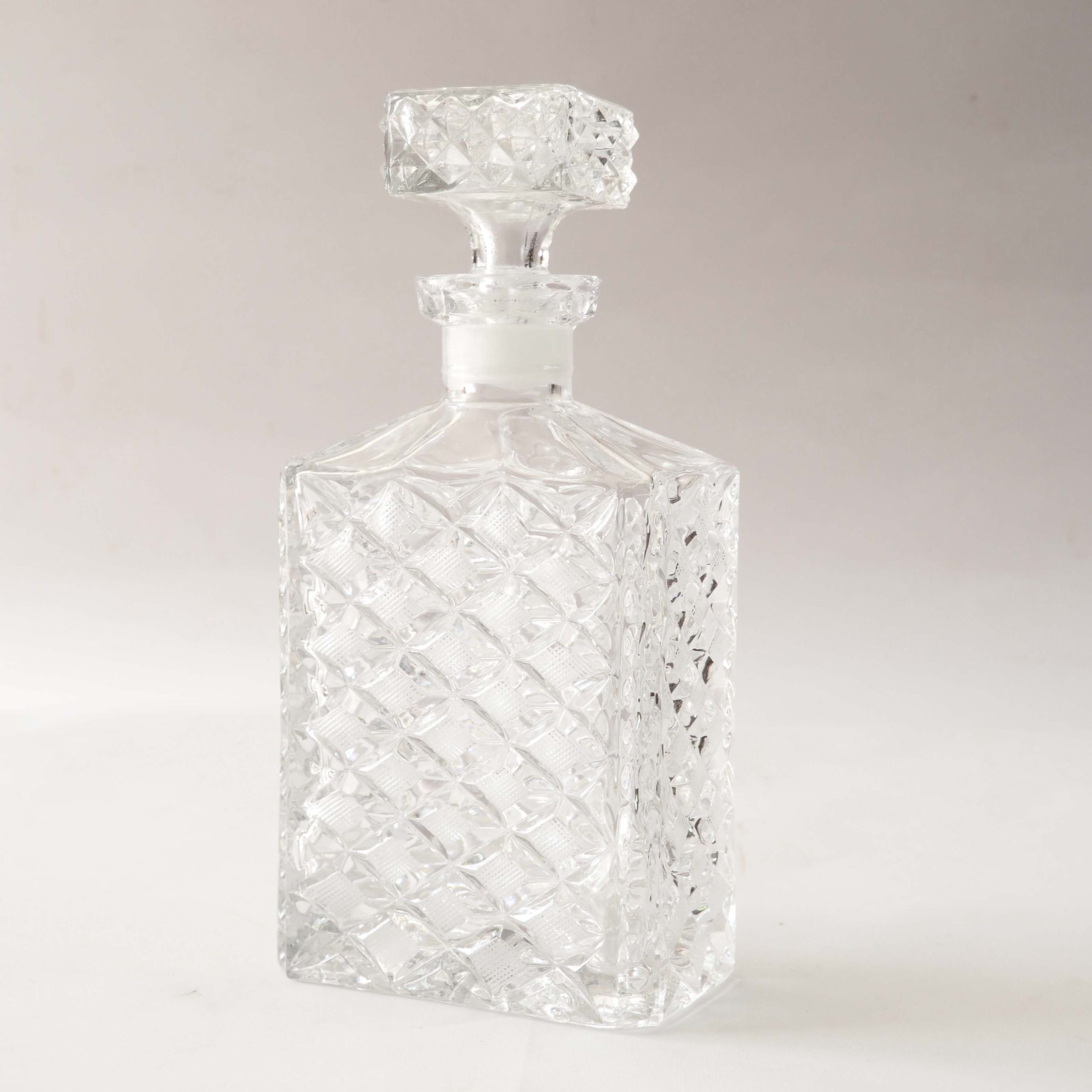 Carafe à whisky cristal rectangle