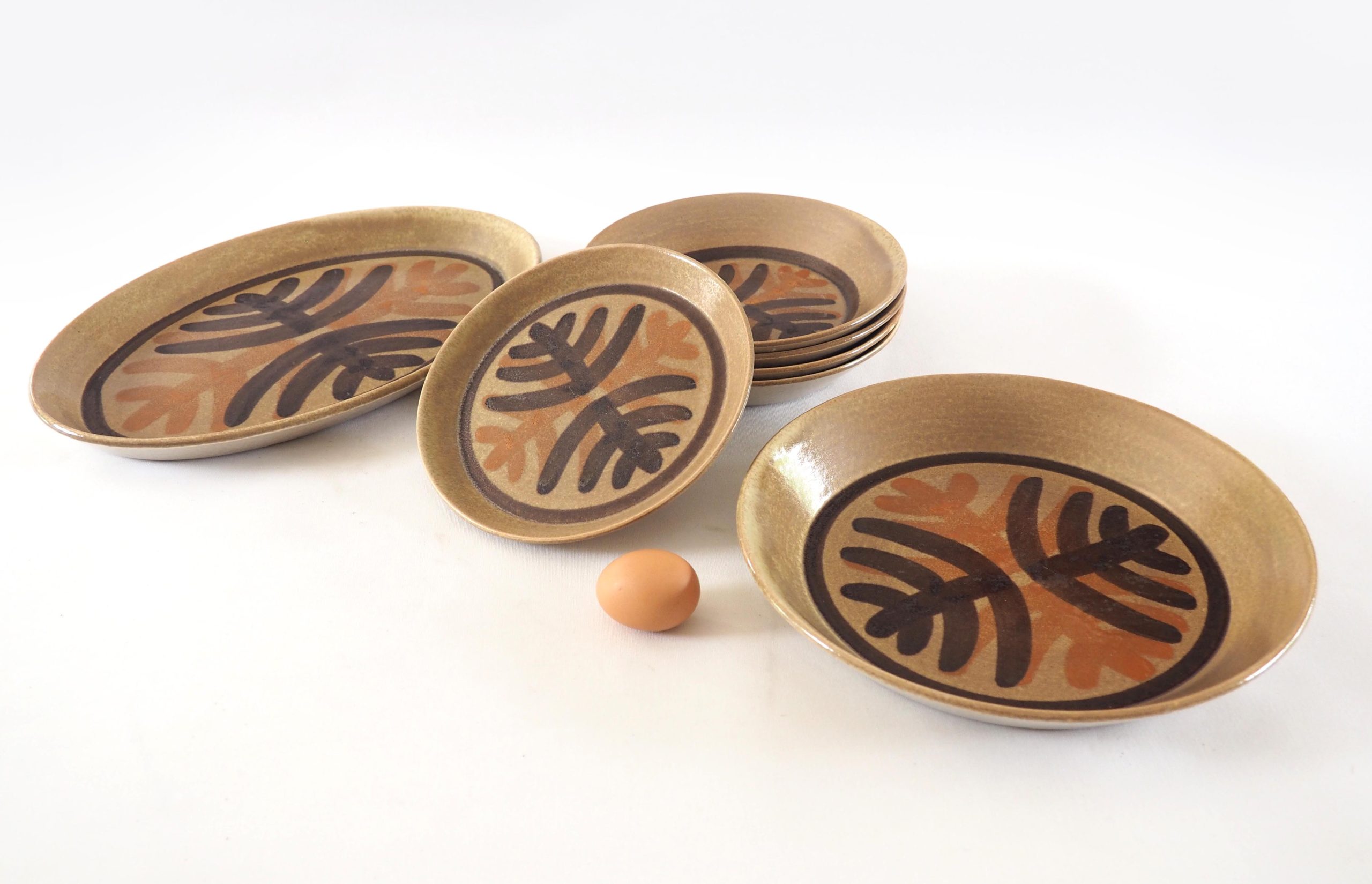 Service en grès scandinave 1970 – Image 4