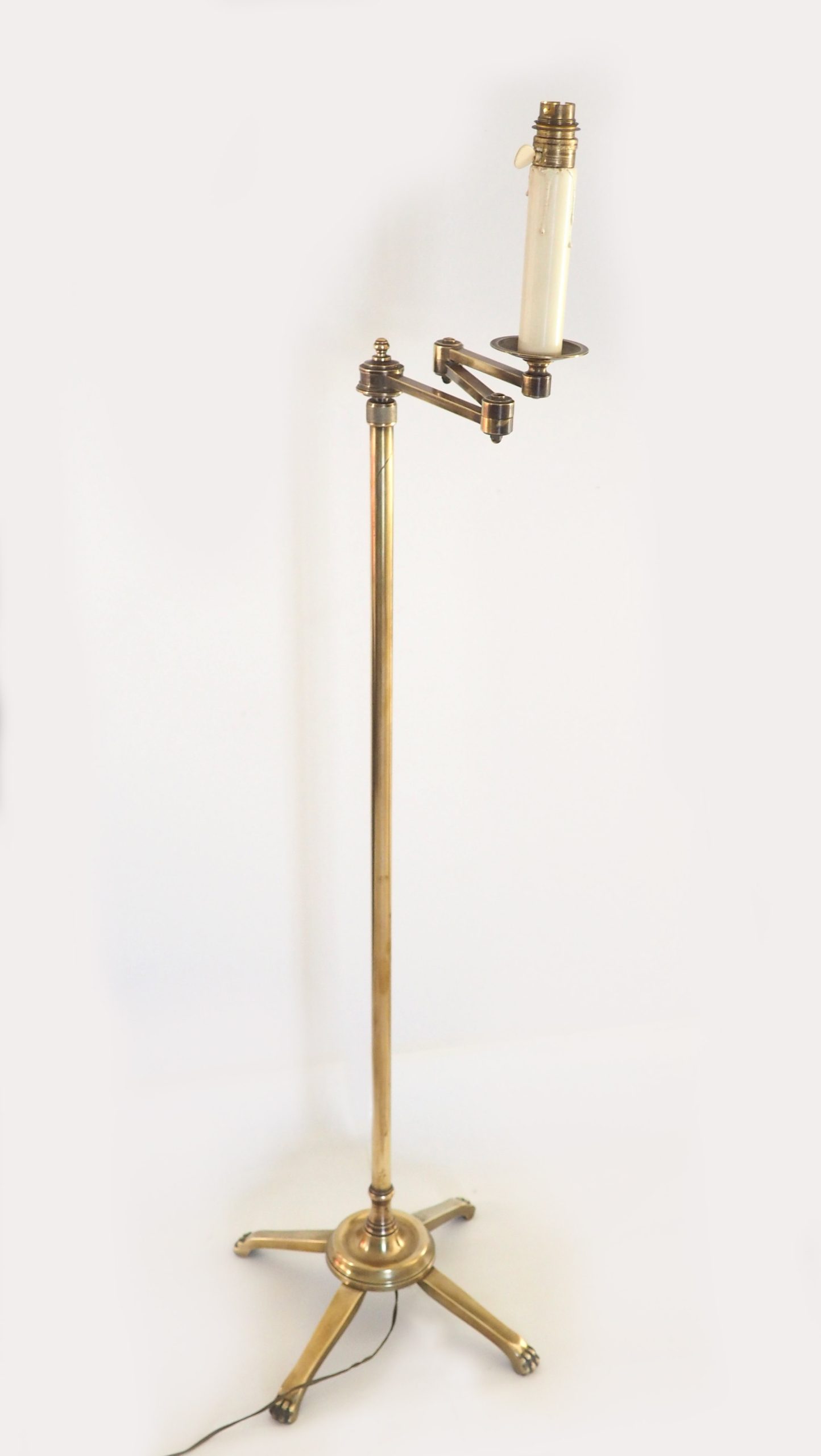 lampadaire en bronze télescopique – Image 9