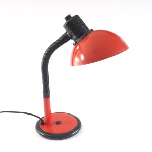 Lampe Aluminor boule rouge