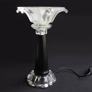 Grande lampe vasque cristal art déco