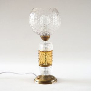 Lampe bulles et ambre
