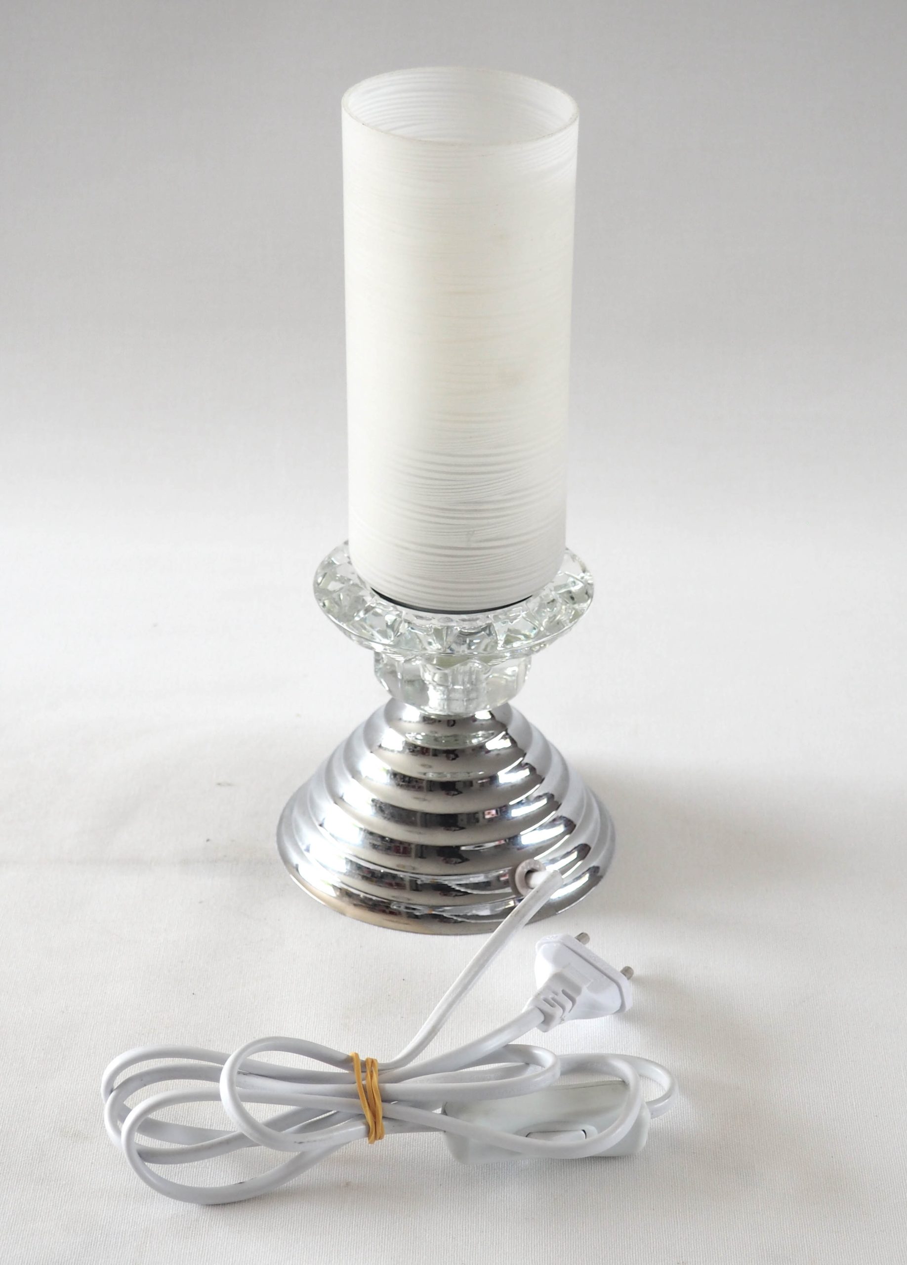 Lampe tube et chrome art déco – Image 3