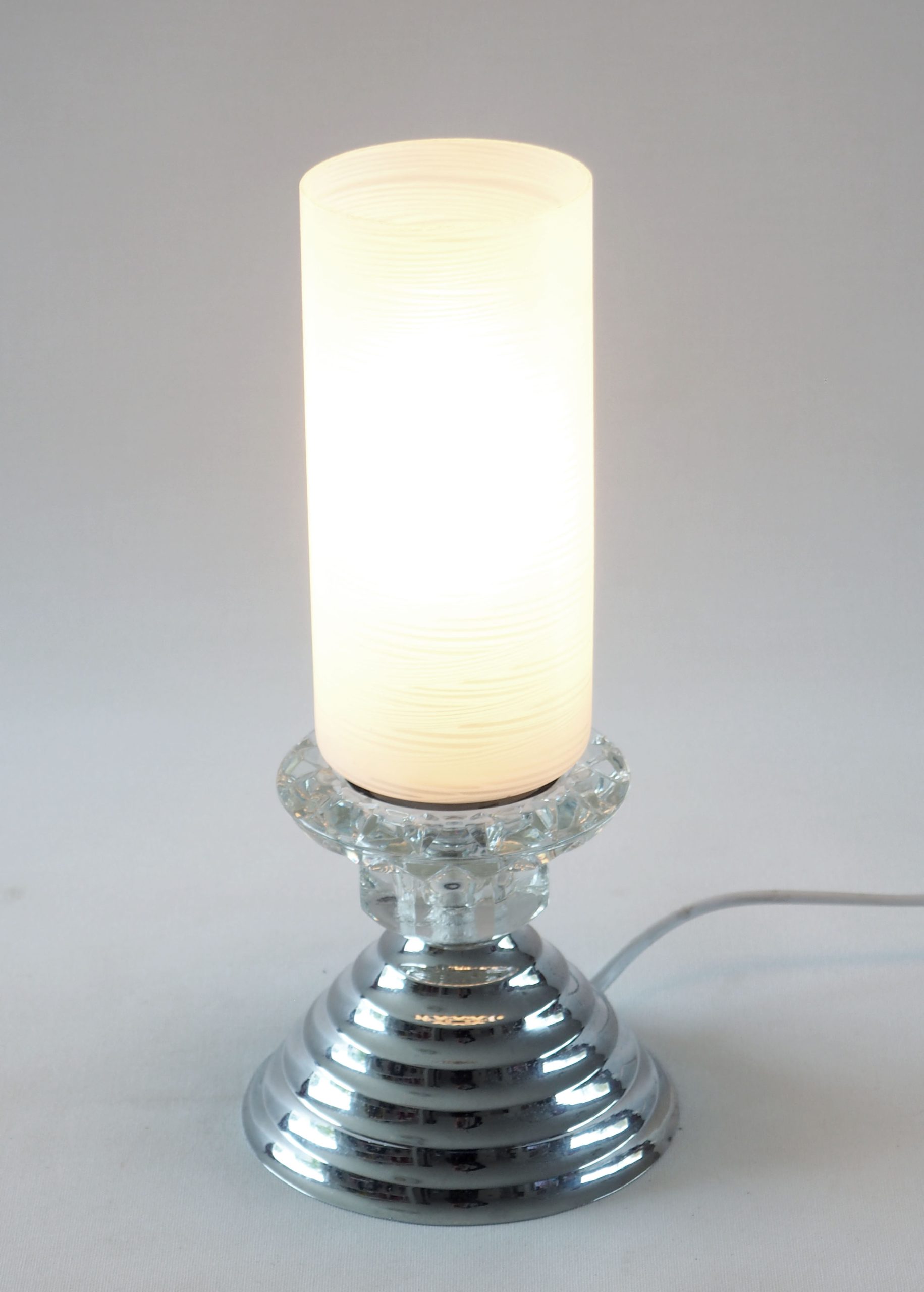 Lampe tube et chrome art déco – Image 4