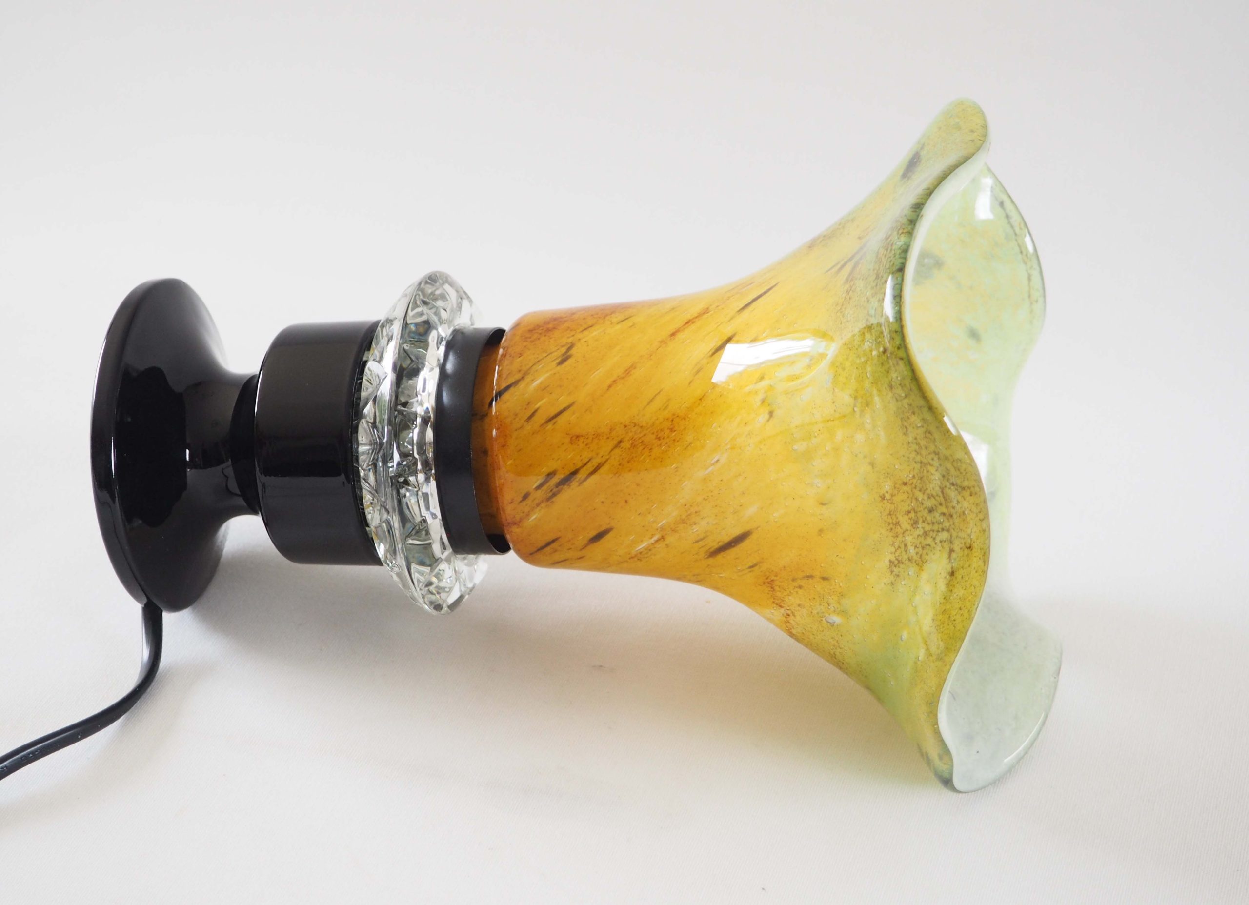 Lampe tulipe pâte de verre multicolore – Image 5