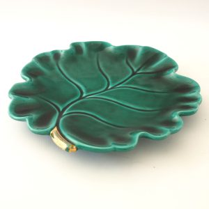 Plat feuille Vallauris 1950