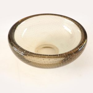 Coupe en cristal bullicante Seguso