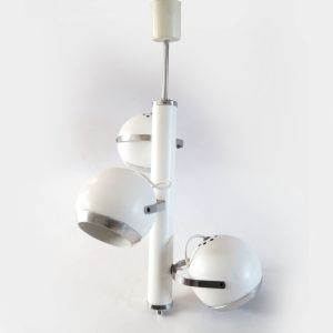 Suspension space age 3 spots orientables