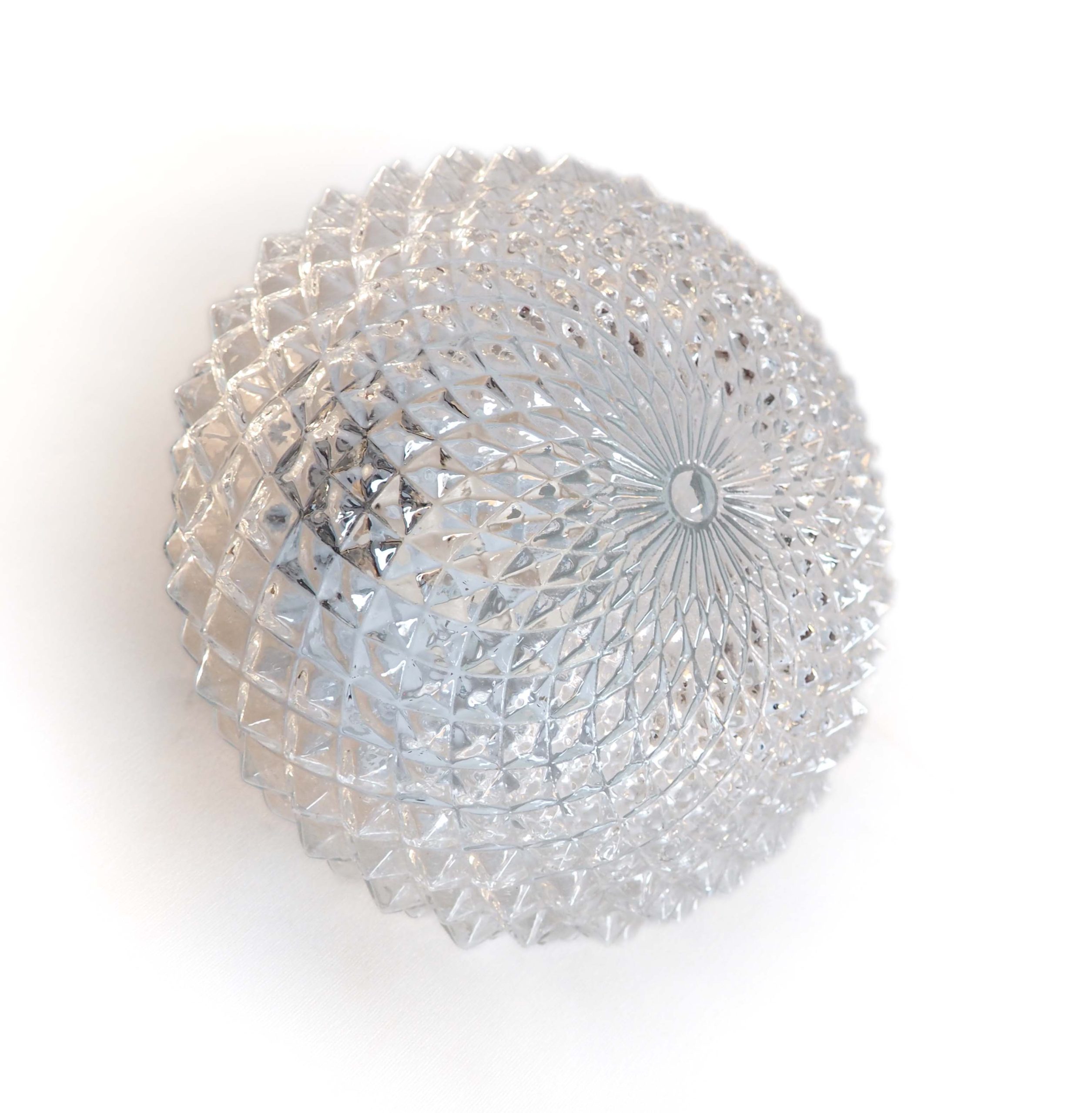 Applique plafonnier ronde pointes en spirale