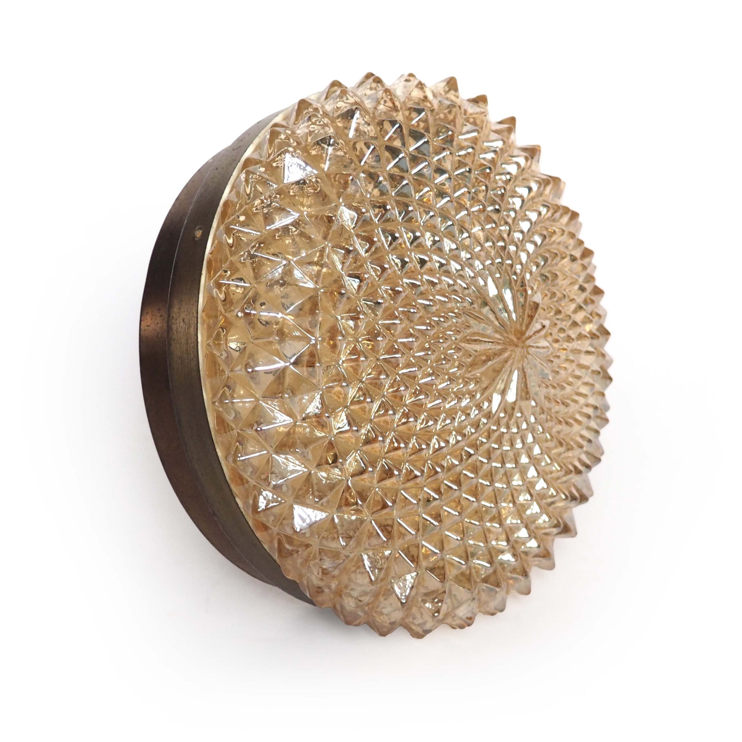 Applique plafonnier spirale dorée – Image 3