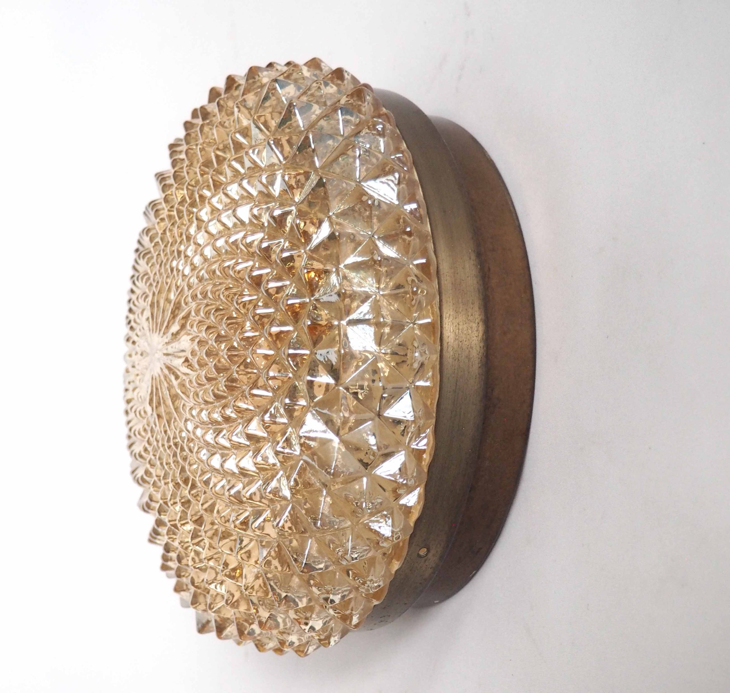 Applique plafonnier spirale dorée – Image 2