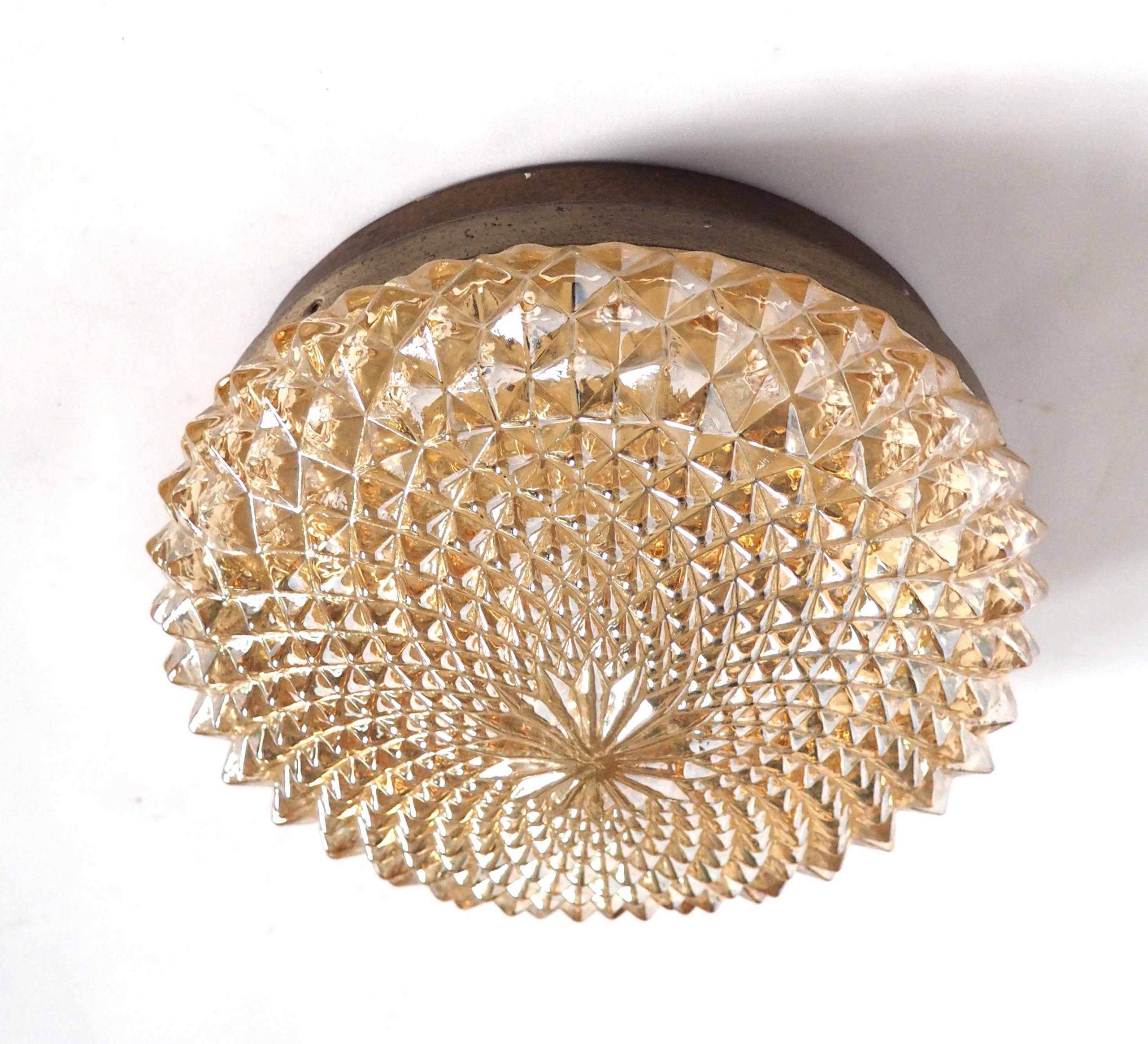 Applique plafonnier spirale dorée – Image 4