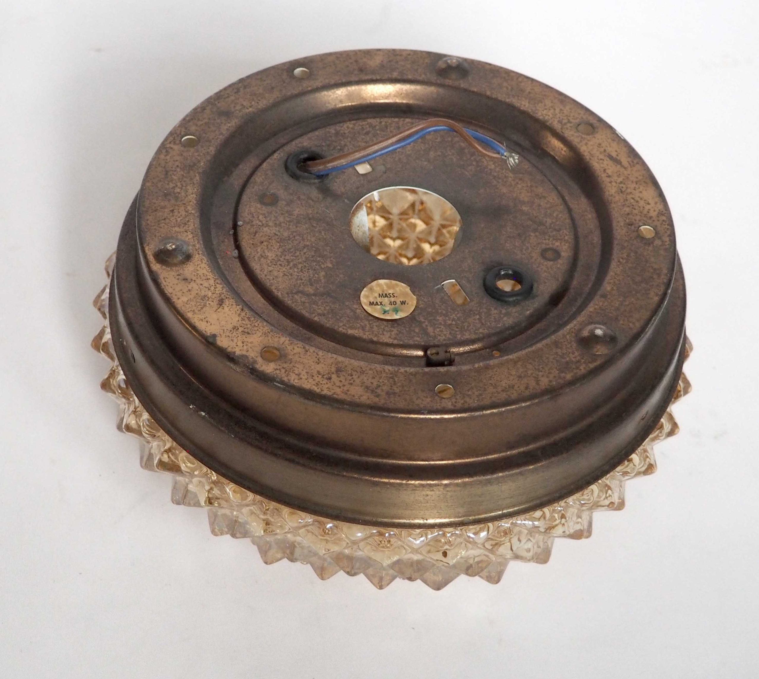 Applique plafonnier spirale dorée – Image 6