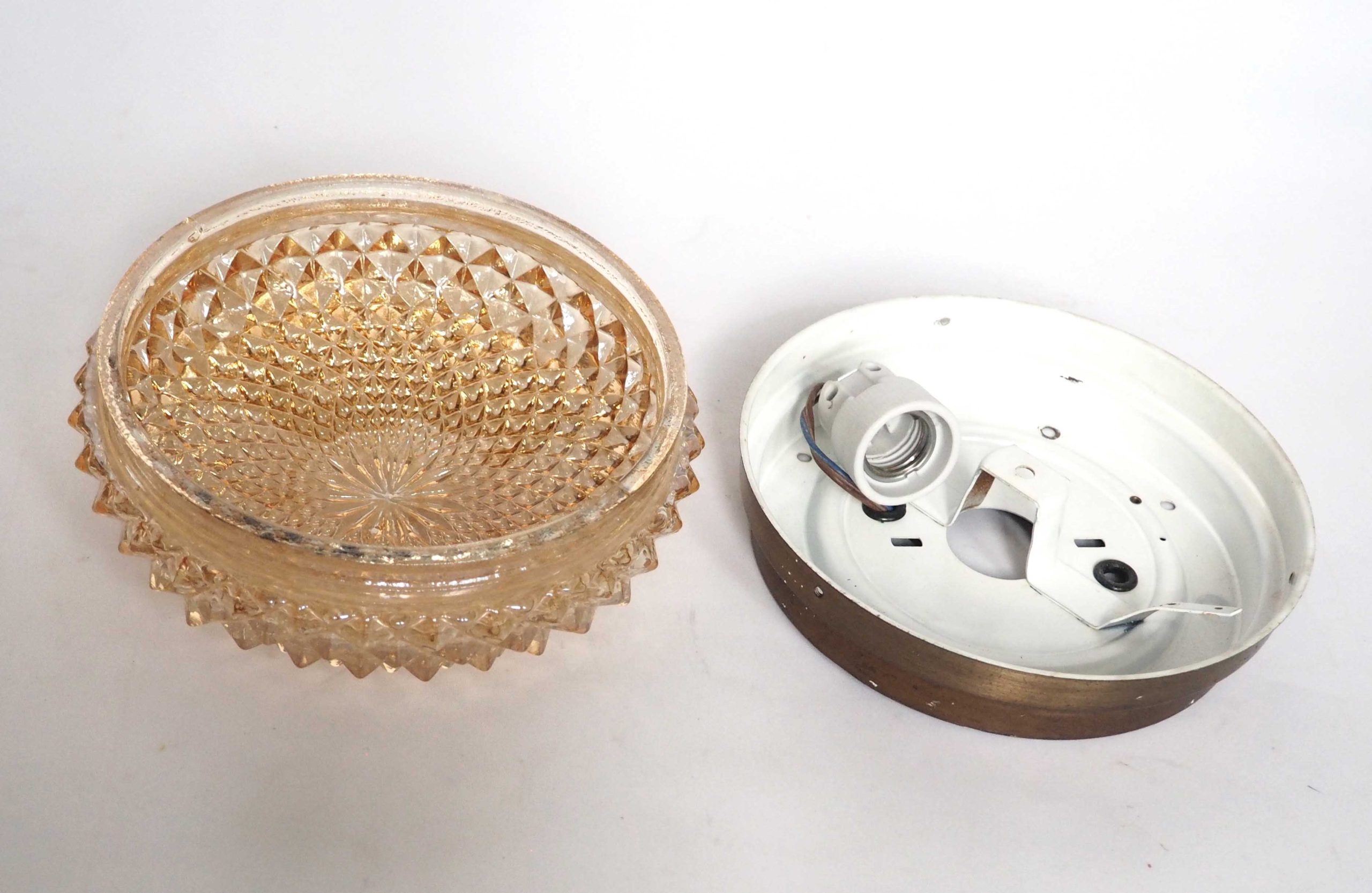 Applique plafonnier spirale dorée – Image 5