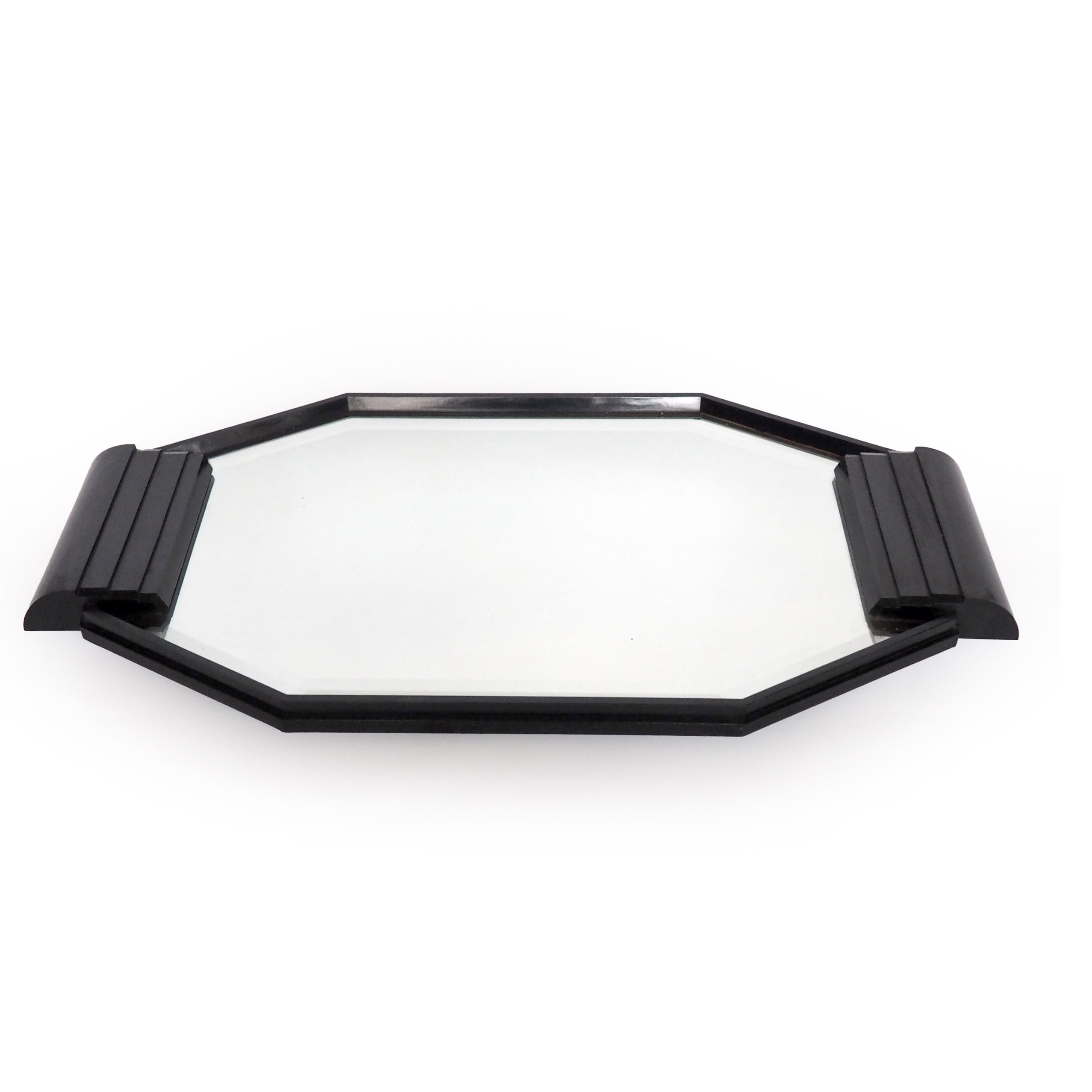 Plateau bakélite miroir art déco