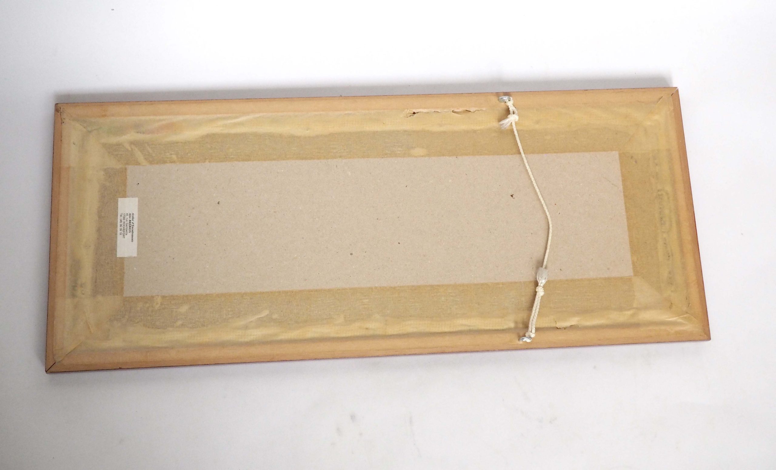 Cadre tapisserie oiseau des iles – Image 4