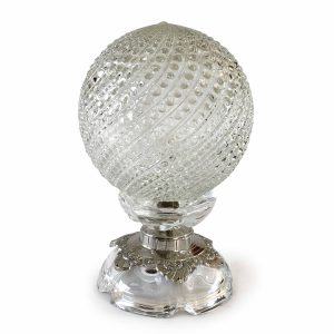 Lampe globe à pois art déco 'khat'