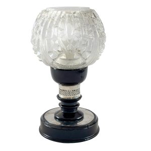 Lampe noire et argent 'kept'