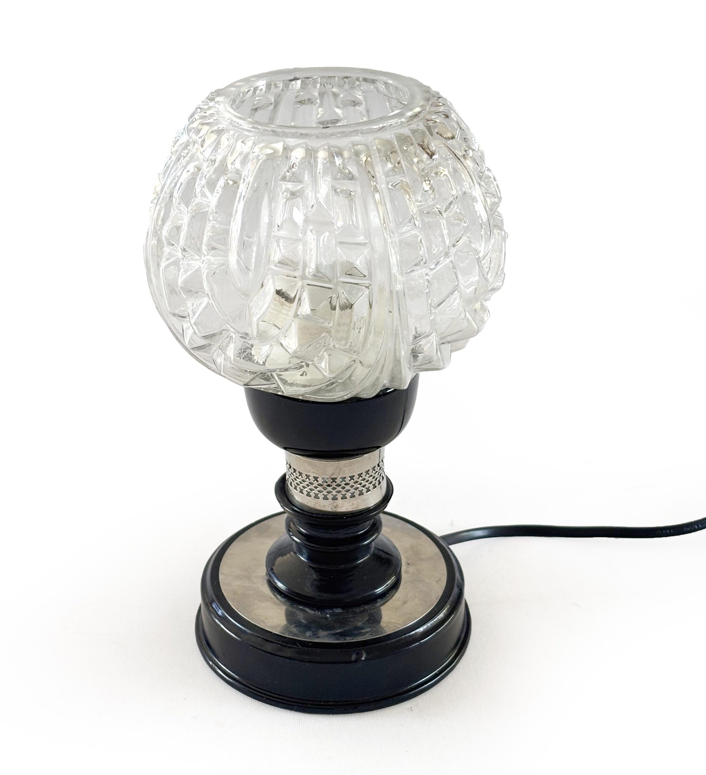 Lampe noire et argent 'kept' – Image 2