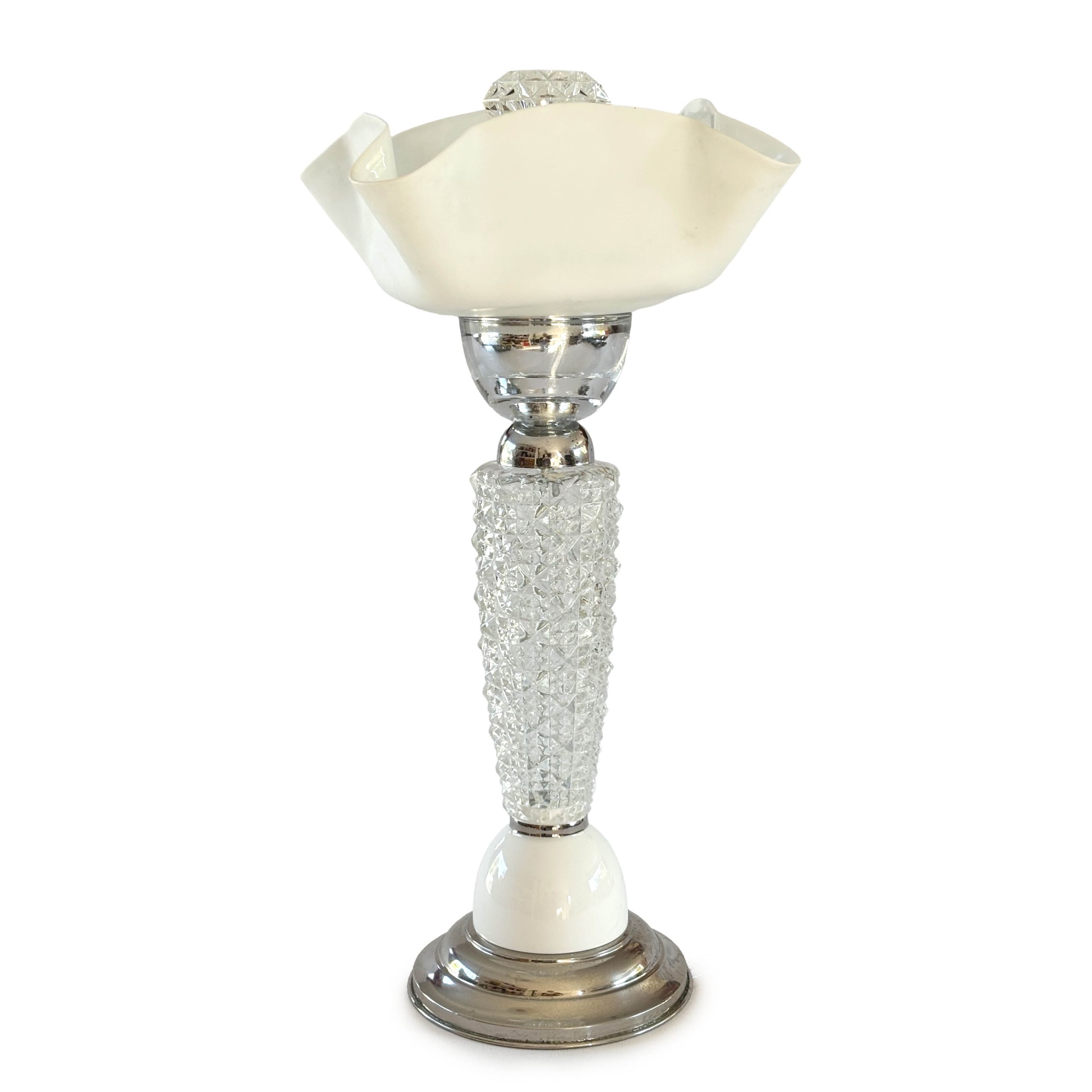Lampe opaline mouchoir 'kilt'