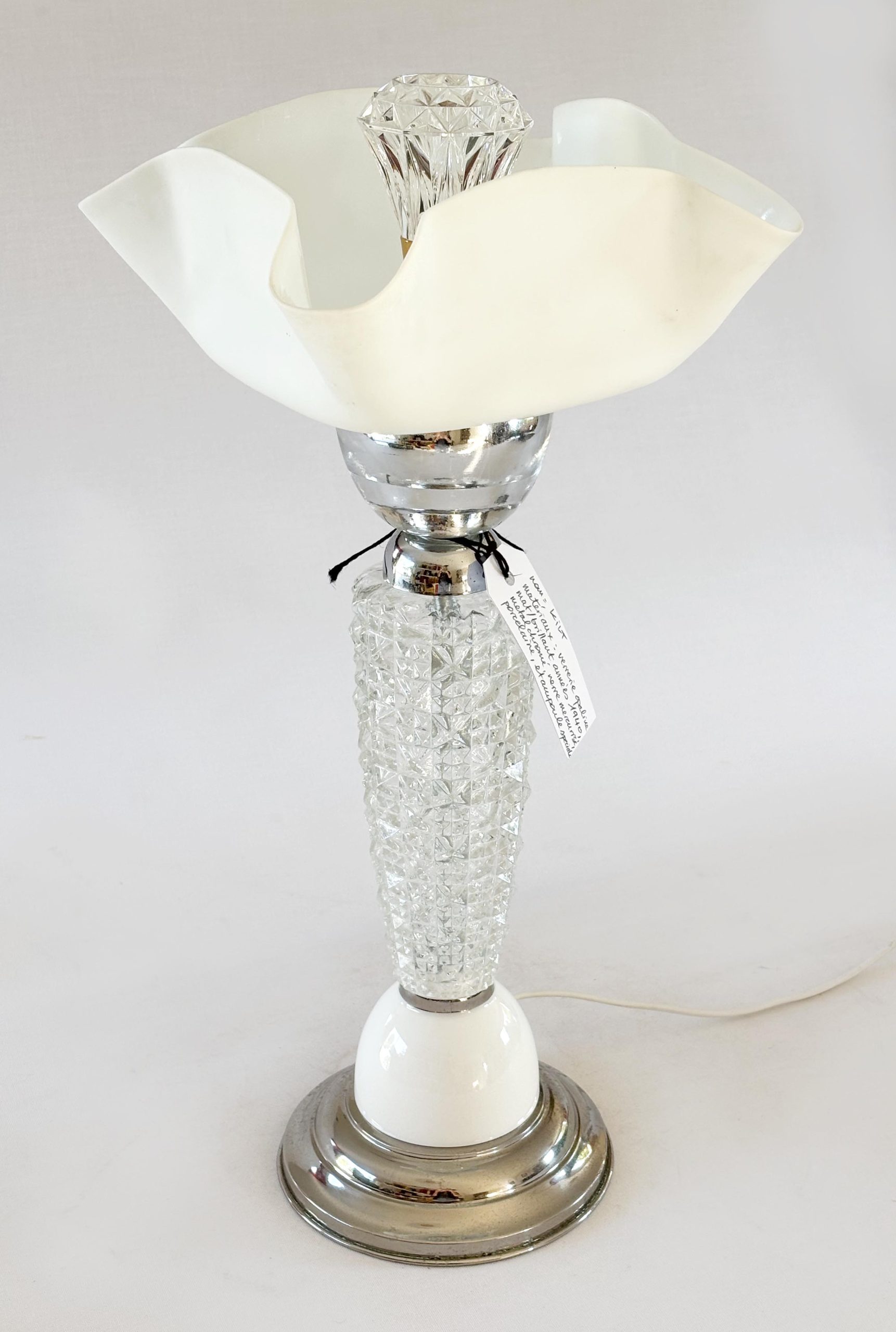 Lampe opaline mouchoir 'kilt' – Image 3